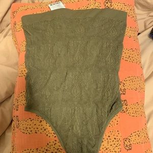 Stretchy green tube top NWT!!
